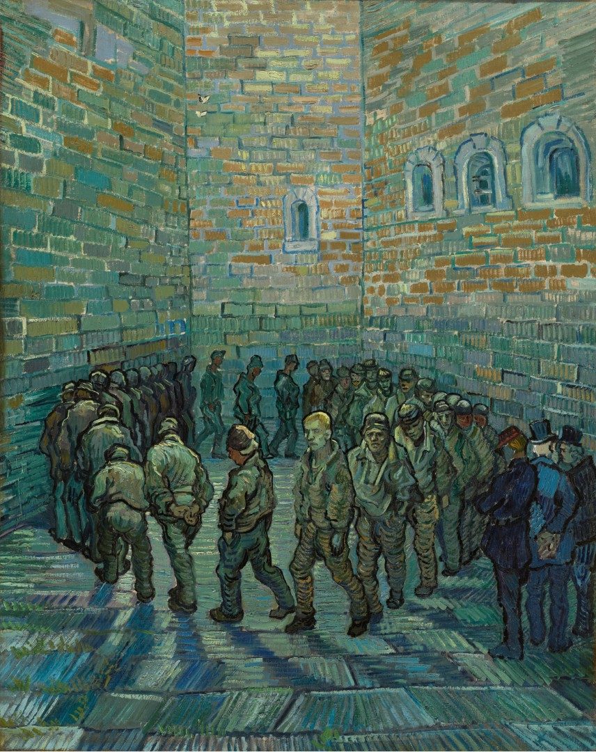 Vincent van Gogh - The Prison Courtyard (1890)