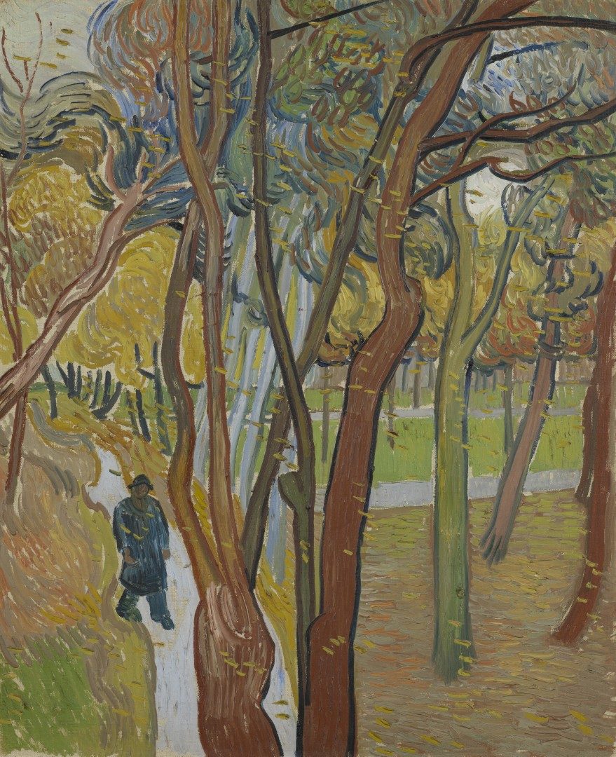 Tuin van de inrichting Saint-Paul ('Het vallen van de bladeren') - s0046V1962 - Van Gogh Museum