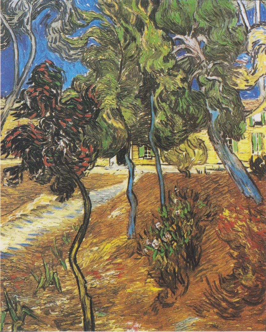 Van Gogh - B#U00e4ume im Garten des Hospitals Saint-Paul1