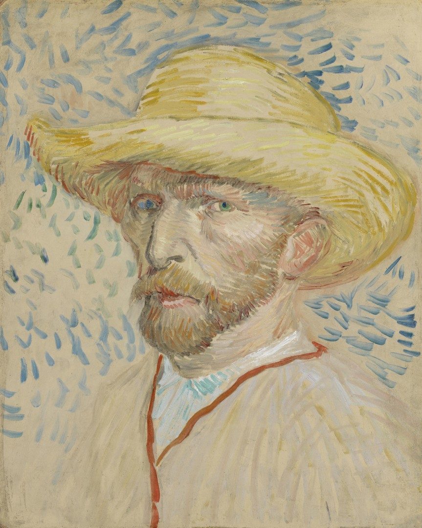 Zelfportret met strohoed - s0164V1962 - Van Gogh Museum