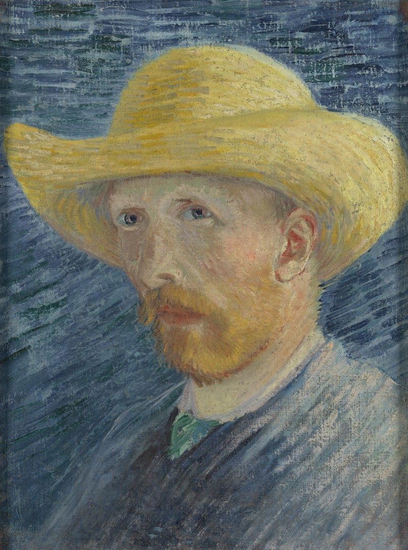 Zelfportret met strohoed - s0060V1962v - Van Gogh Museum