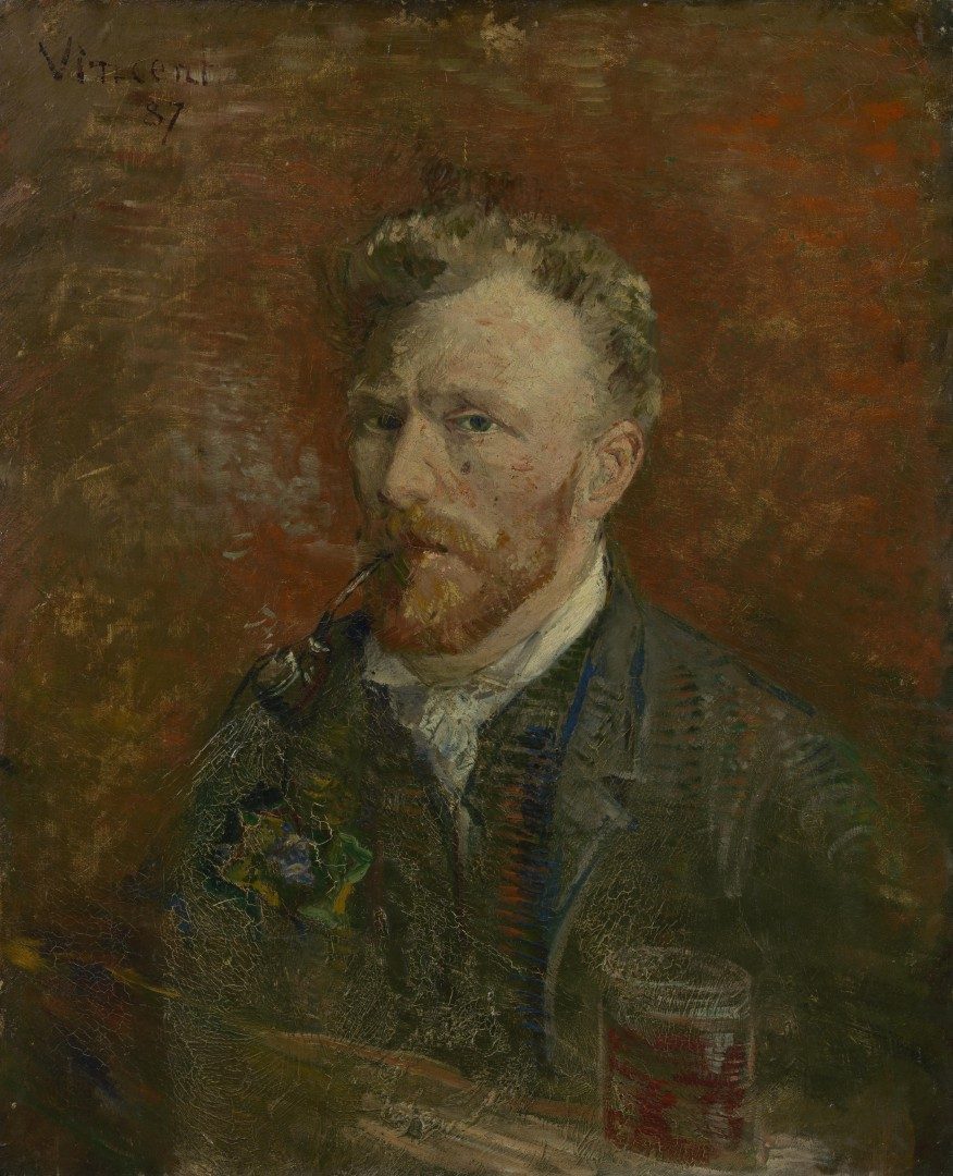 Zelfportret met glas - s0161V1962 - Van Gogh Museum