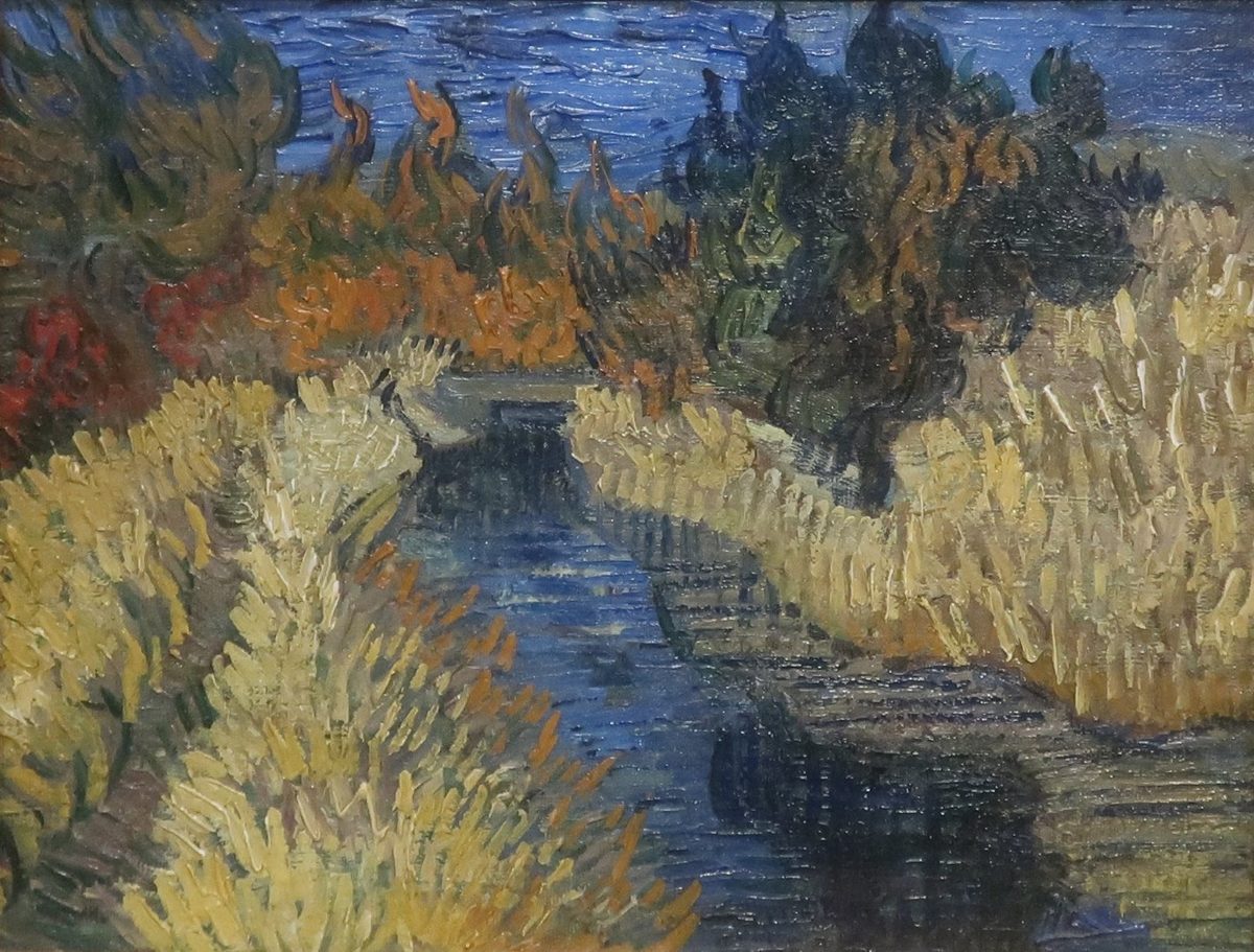 The Little Stream by Vincent Van Gogh, October 1889