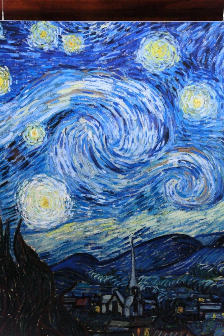 Oberhausen - Gasometer - Der sch#U00f6ne Schein - The Starry Night (van Gogh) 07 ies