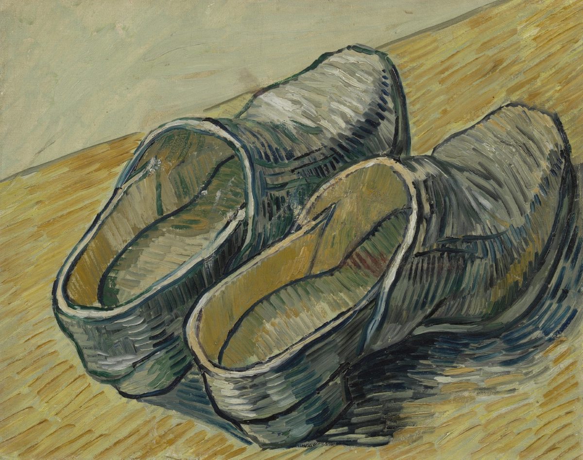 Een paar leren klompen - s0120V1962 - Van Gogh Museum