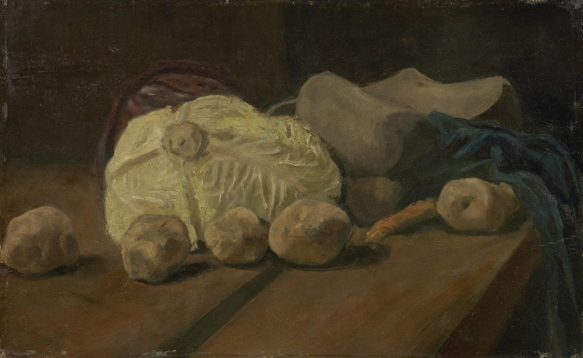 Stilleven met kool en klompen - s0137V1962 - Van Gogh Museum