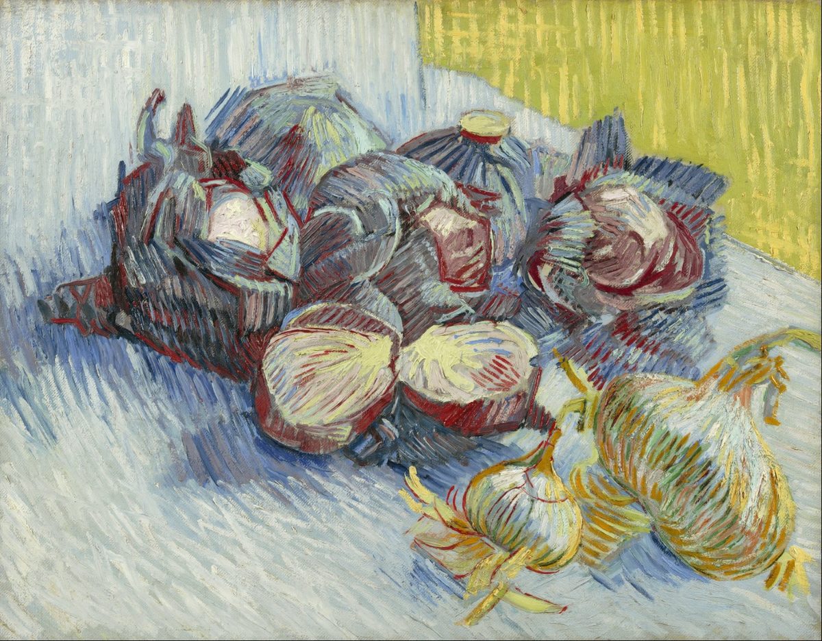 Vincent van Gogh - Red cabbages and garlic - Google Art Project
