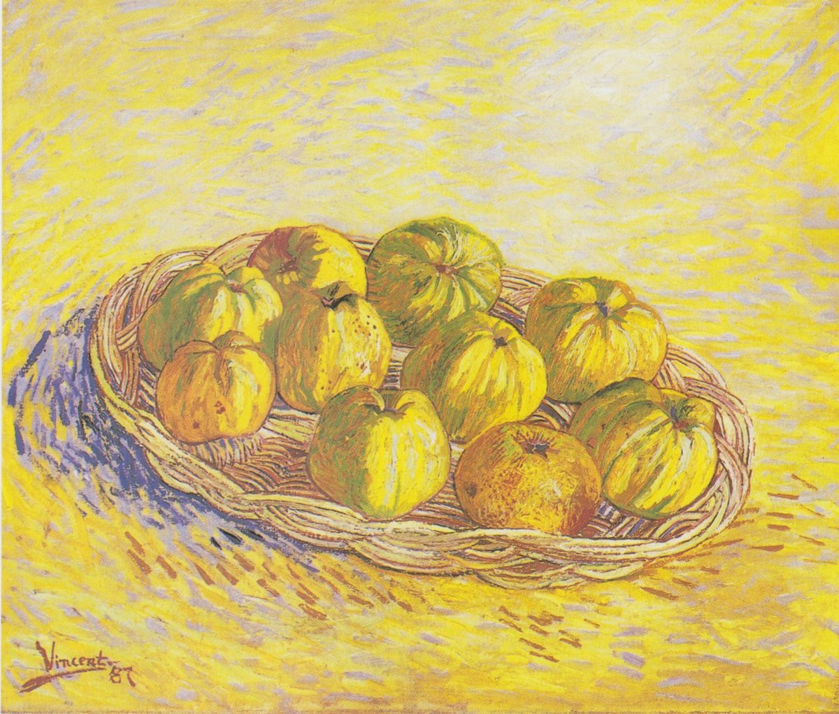 Van Gogh - Stillleben mit Apfelkorb4