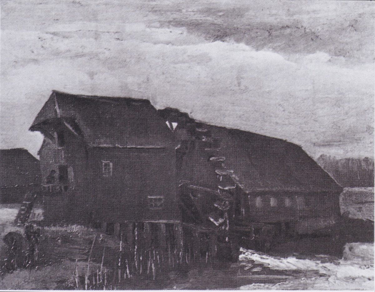 Van Gogh - Wasserm#U00fchle in Opwetten