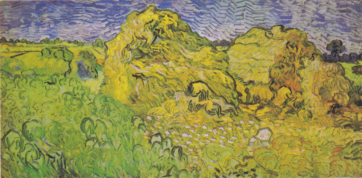 Van Gogh - Feld mit Korngarben