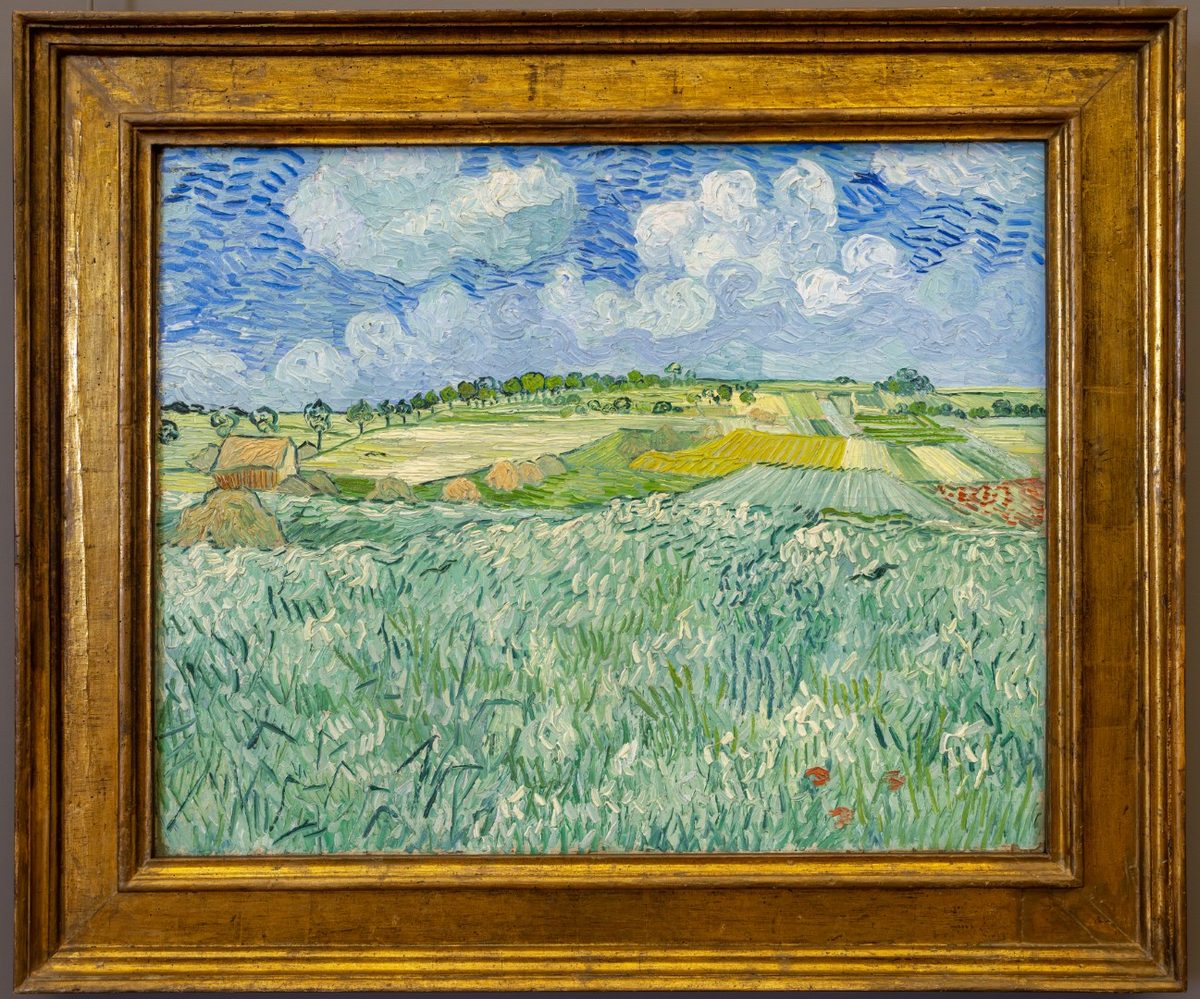 Plain at Auvers with rain clouds - Vincent Van Gogh