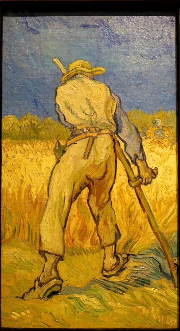 Le Moissonneur (d'apres Millet), Vincent van Gogh, 1889, oil on canvas - Currier Museum of Art - Manchester, NH - DSC07244